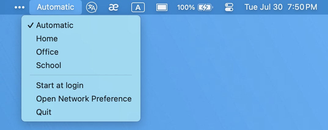 FlexiNet: Seamless Network Location Switching in macOS Menu Bar ...